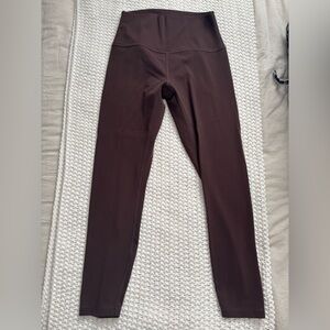 NWOT CRZ Yoga Hot Fudge Brown Leggings